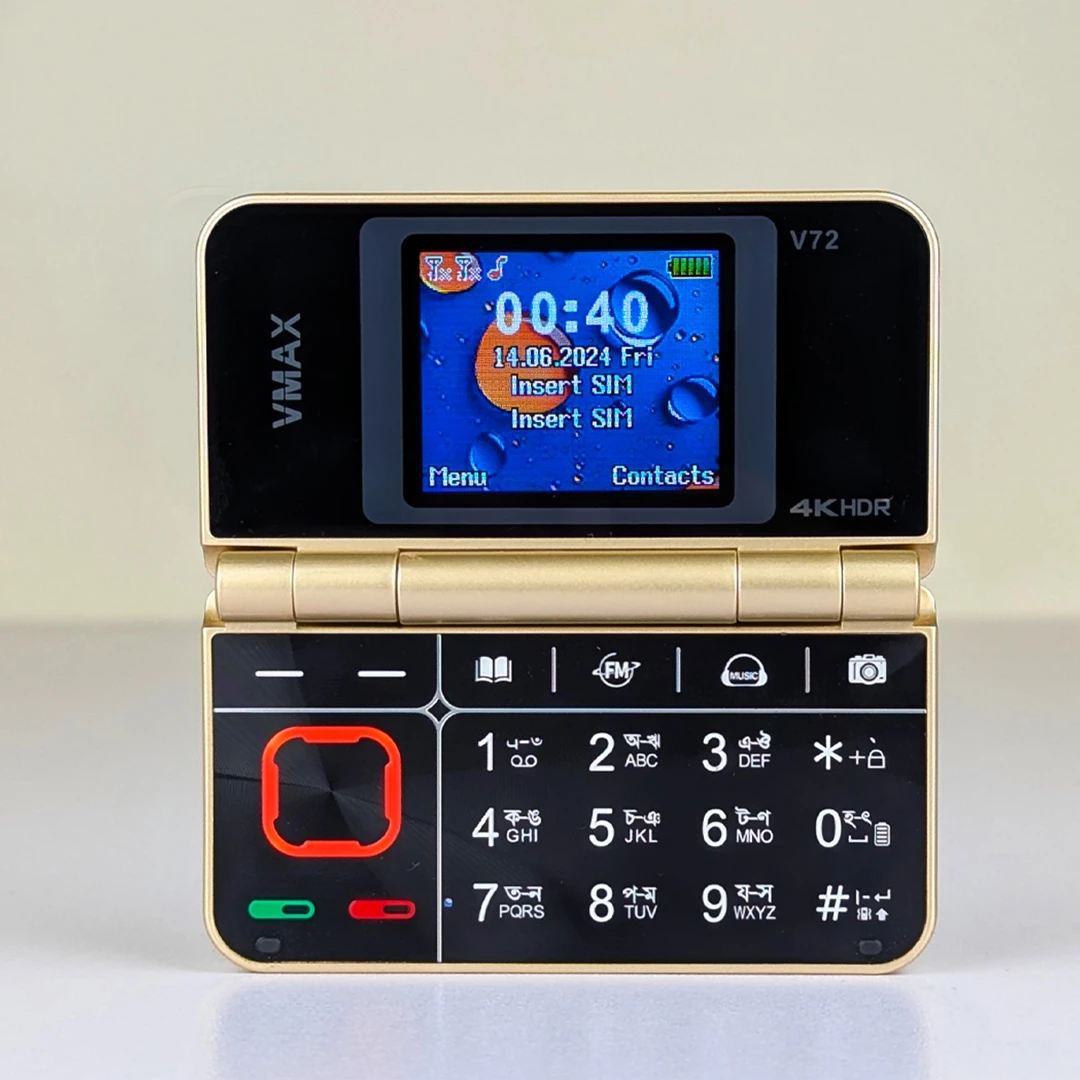 Vmax V72 Dual Display Folding Phone